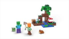 LEGO Minecraft The Swamp Adventure Set 21240, Creative Toy with Crafting Table, Mangrove Tree and... | Walmart (US)