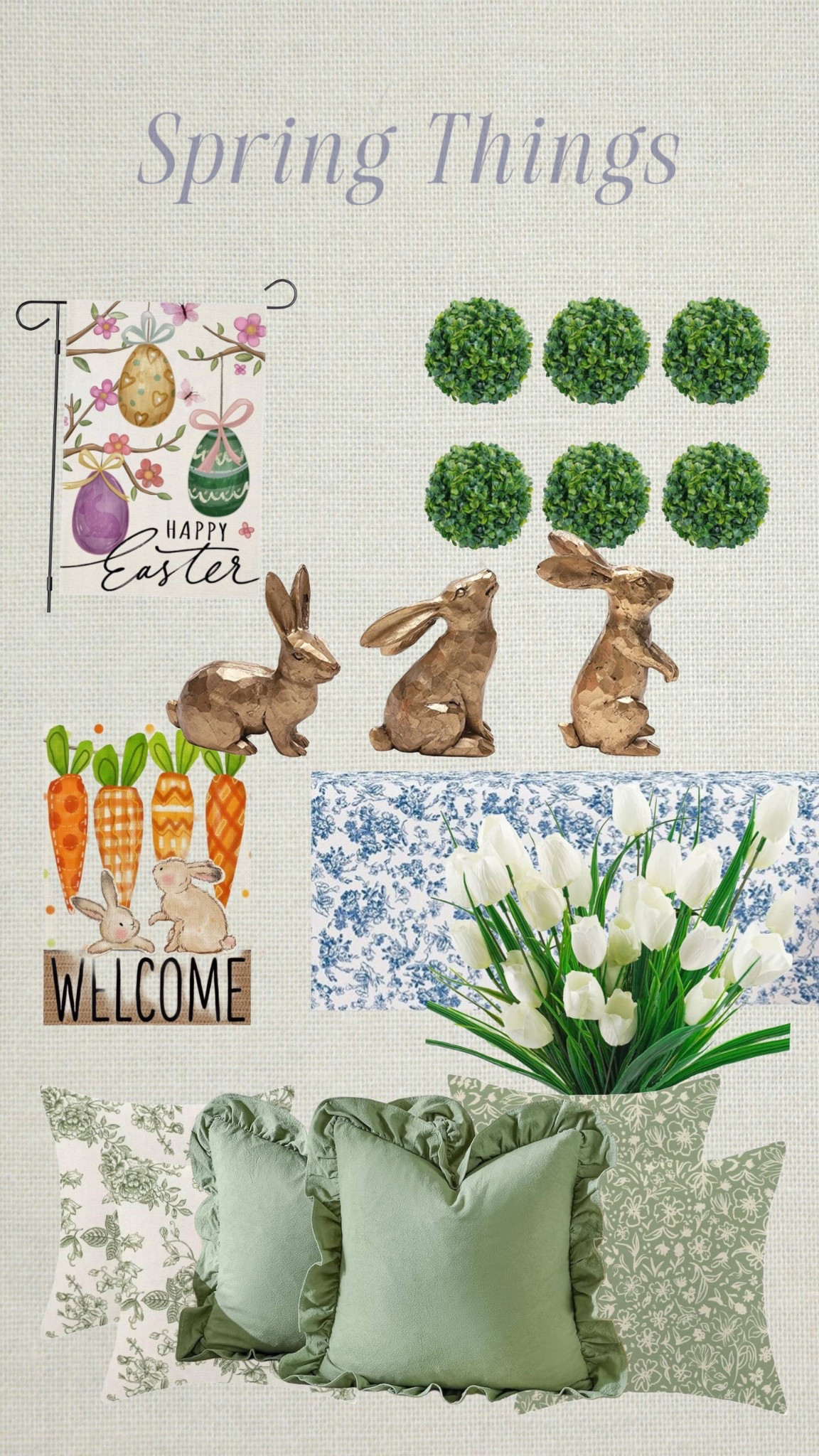 My recent spring findings for home decor! These are so cute and are all perfect for the spring time and Easter! #EasterFindings #SpringHomeDecor #Spring #AmazonSpring #EasterHomeDecor 

#LTKSeasonal #LTKSpringSale