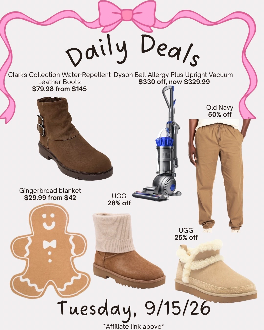 Daily deals

#LTKSeasonal #LTKSaleAlert #LTKootd