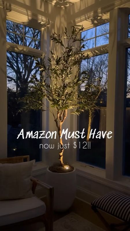 Obsessed with this Amazon home find!! Looks amazing with my favorite faux olive tree that's also from Amazon! The accent light is only $12 and is such a cozy vibe at night!!  ✨
(6/11)

#LTKVideo #LTKHome #LTKStyleTip
