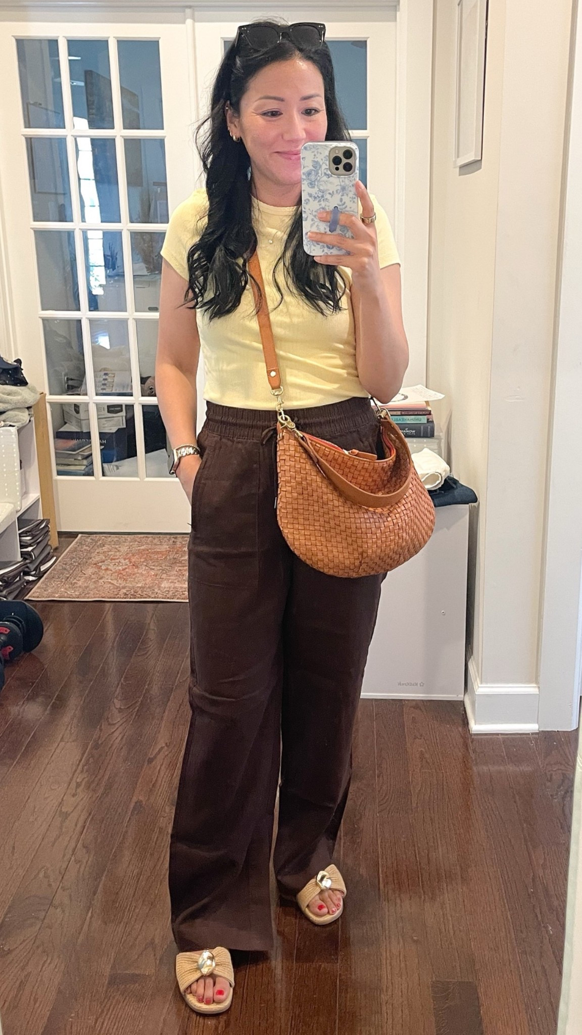 Small in both top and pants
Sandals are true to size

#LTKootd #LTKmomlife #LTKOver40