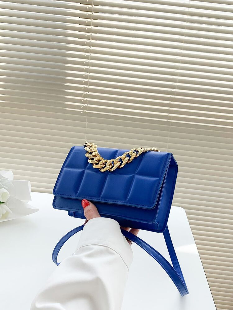 Quadratische Tasche mit Mini Klappe | SHEIN