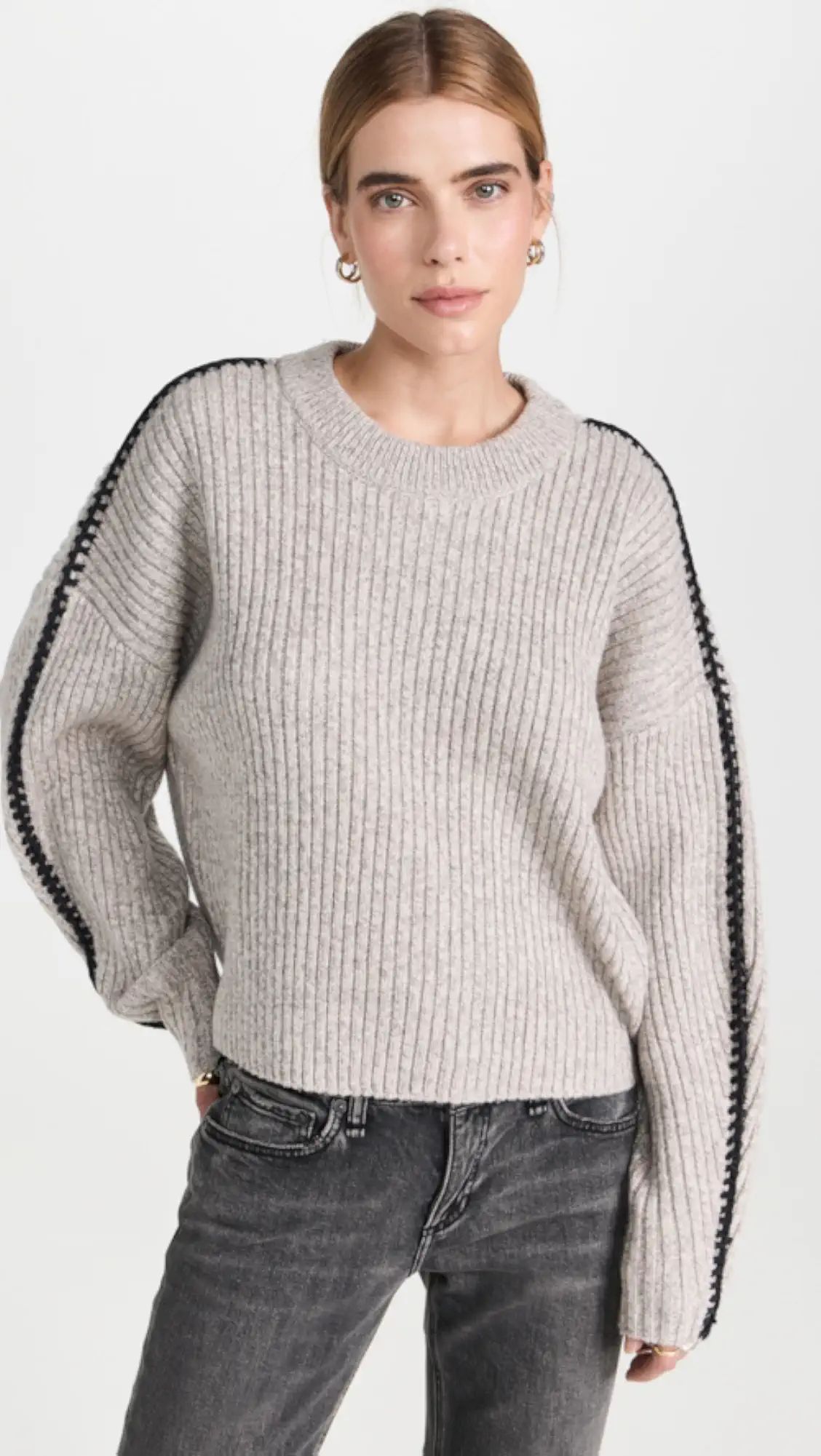 rag & bone Ingrid Crew Neck Pullover | Shopbop | Shopbop