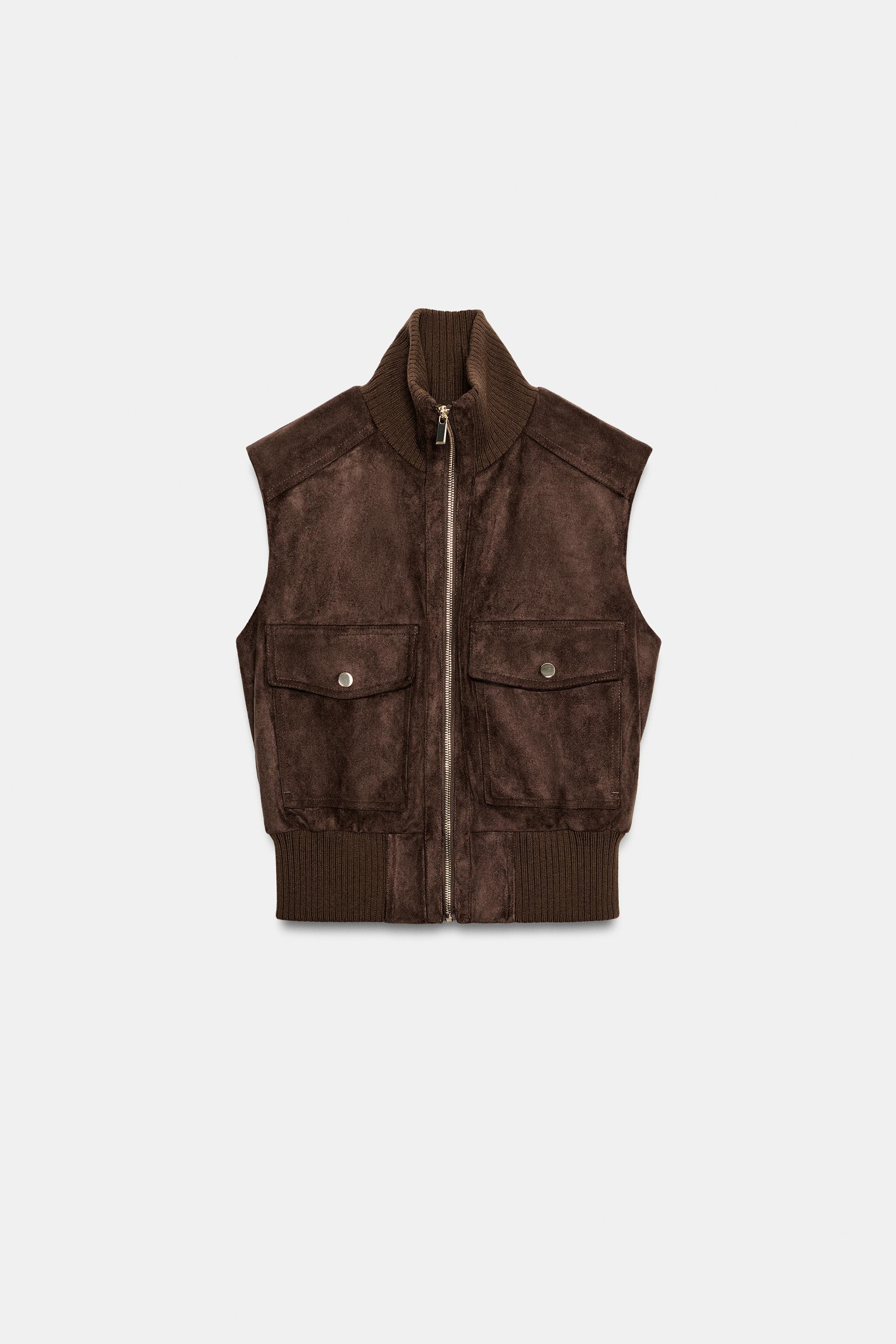 SUEDE-EFFECT VEST | Zara US