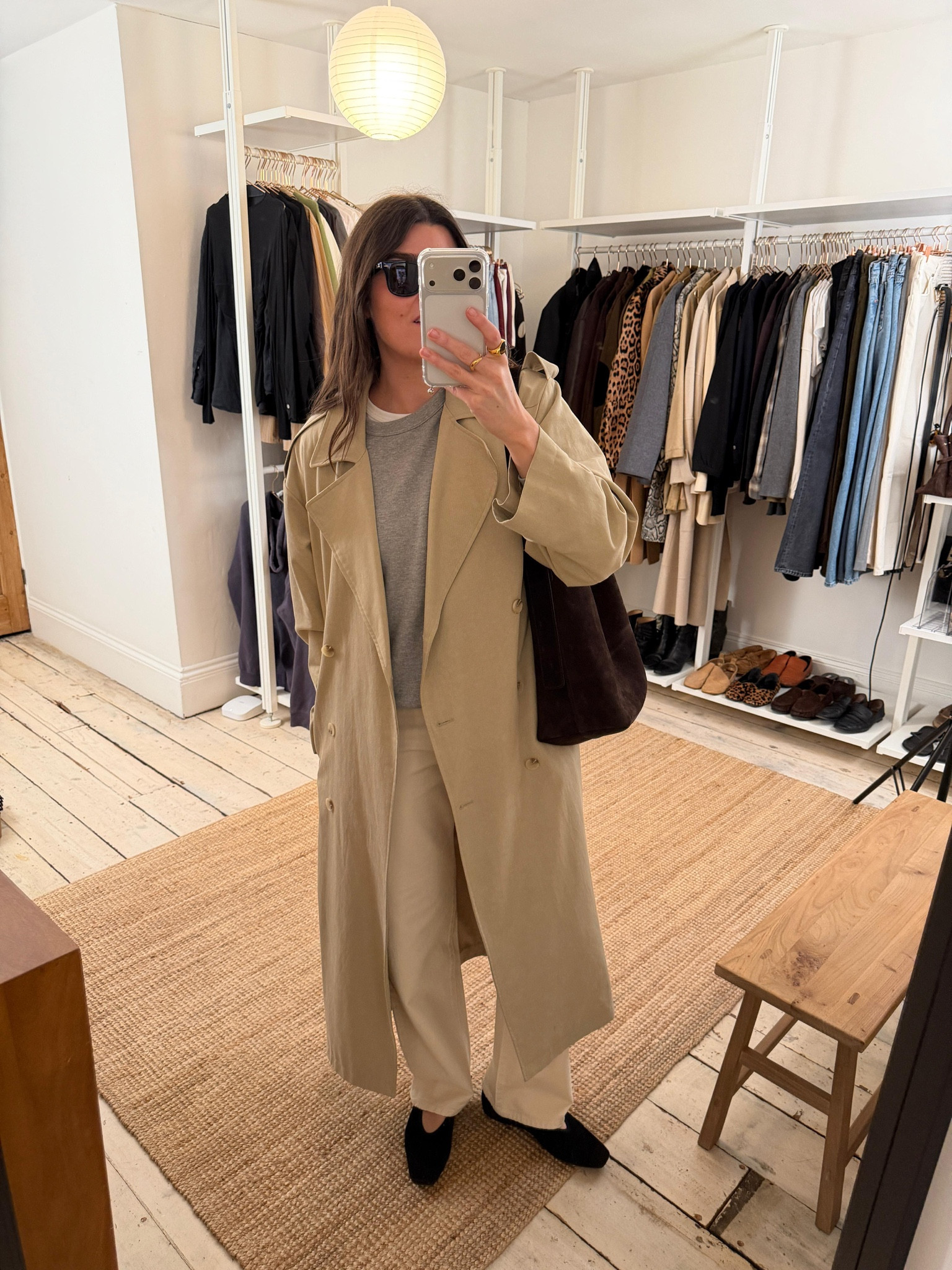 Styling my favourite trench coat for spring with white denim and a grey sweatshirt 

#LTKspring #LTKstyletip
