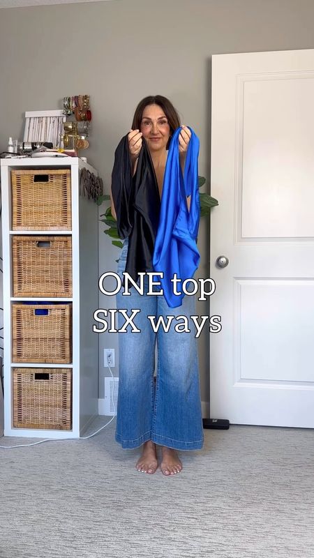 One top, six ways! This top is so versatile and perfect for traveling! I’m 5’ 7” wearing my usual size Small. It’s pricy but really nice quality and you can get 15% off when you sign up for emails.
The jeans are also from Ramy Brook and fit tts. I’m 5’ 7 wearing my usual size 27
Also linked my shoes, they fit tts

#LTKWorkwear #LTKStyleTip #LTKShoeCrush