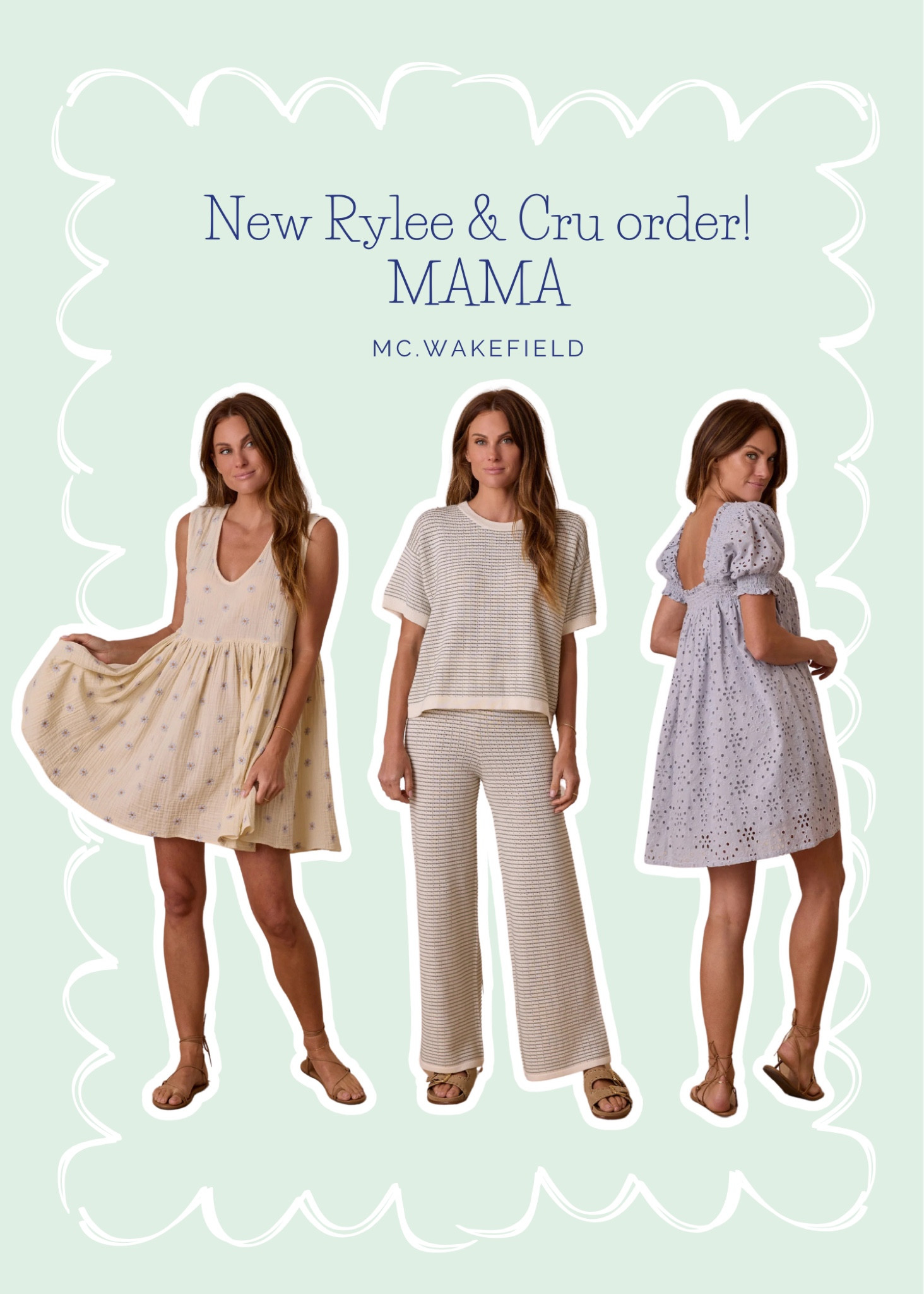 I do love Rylee for myself too and these pieces were too good to pass up!

Rylee and Cru / Mama

#LTKSeasonal #LTKBeauty