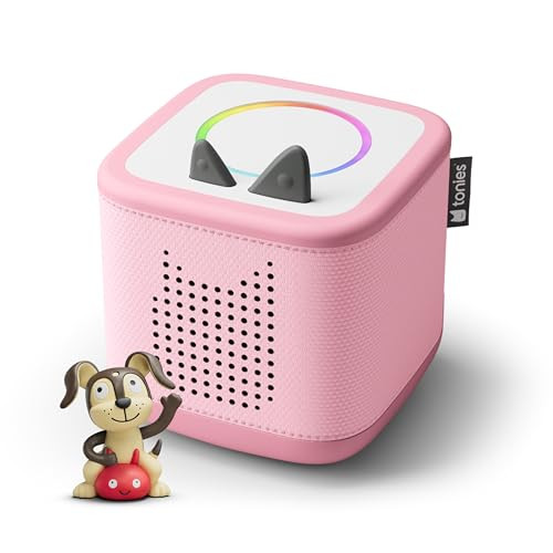 Toniebox 2 Audio Player Starter Set for Kids 1+ with Playtime Puppy - Cloud Pink | Amazon (US)