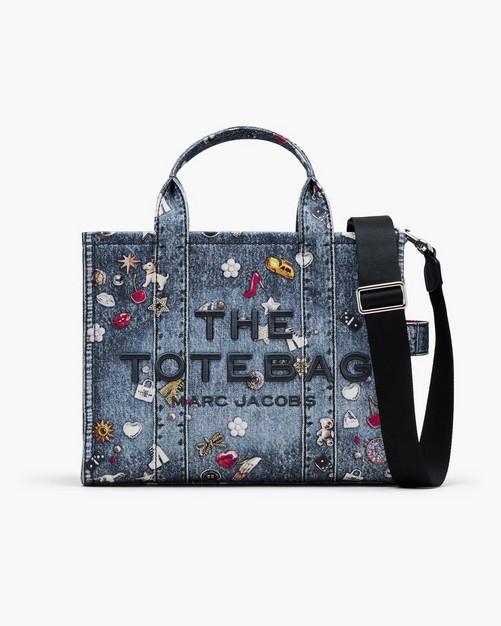 The Trompe L'Oeil Trinket Canvas Medium Tote Bag | Marc Jacobs