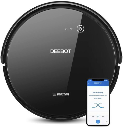 Details about   Ecovacs DEEBOT661-RB Vacuuming / Mopping Robotic Vacuum Cleaner - Refurbished | eBay US