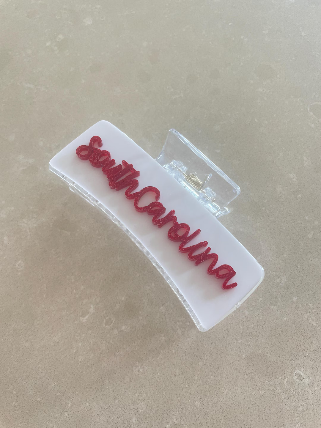 South Carolina Claw Clip - Etsy | Etsy (US)