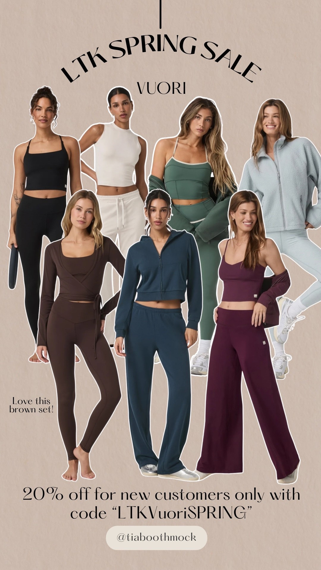 This is the perfect time for your first Vuori order! New customers can get 20% off their order with code “LTKVuoriSPRING”! Linked some of my favorite sets 🤍


#LTKSpringSale #LTKActive #LTKfitnessgoals