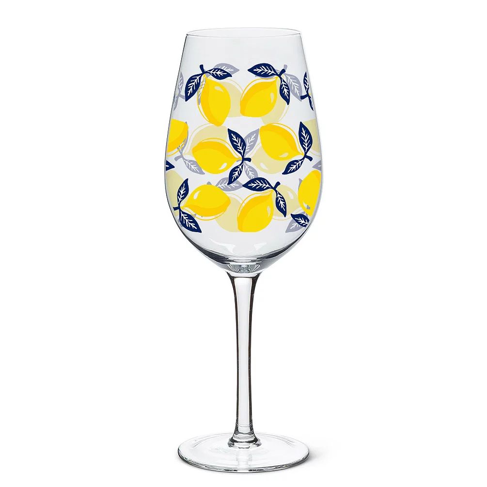 Sorrento Lemons Wine Glass | Walmart (US)