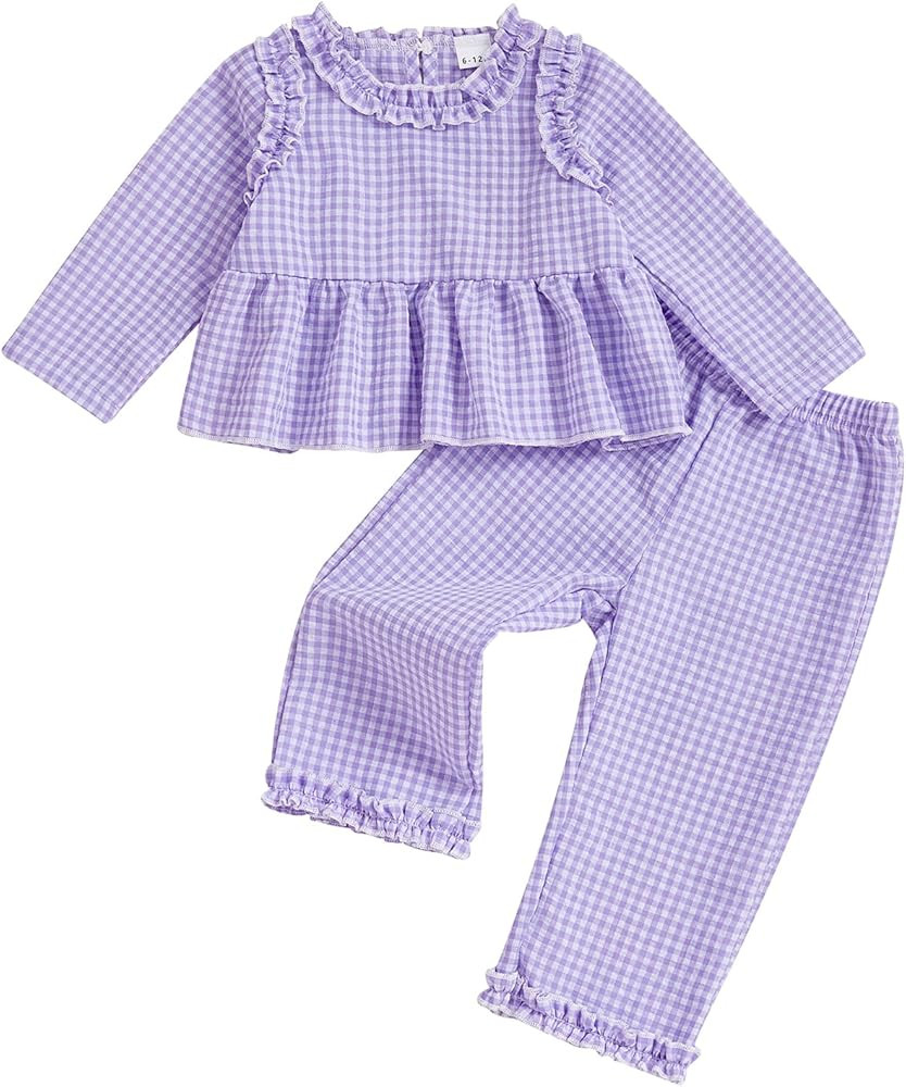 YINGISFITM Toddler Baby Girl Clothes Sleeveless Tank Tops and Casual Pants Kids Spring Summer Cut... | Amazon (US)