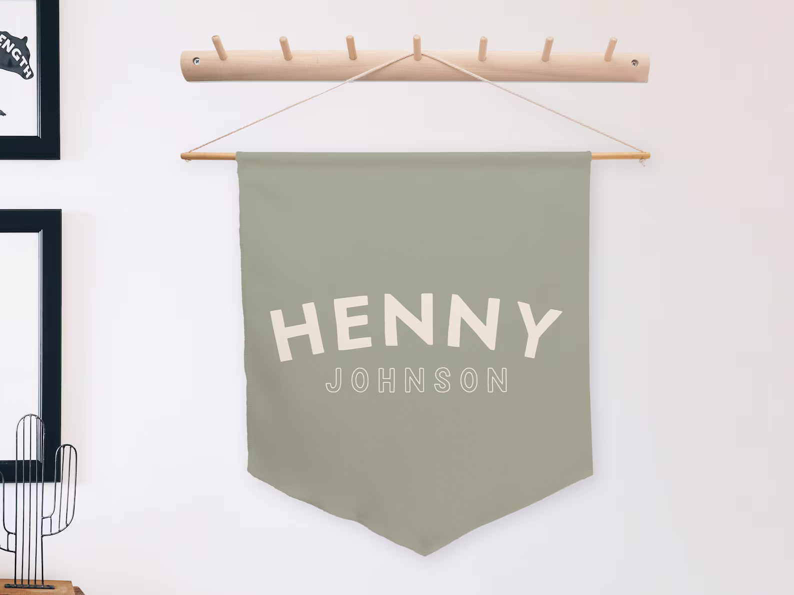 Custom Name Banner Custom Pennant Personalized Name Wall Banner Baby Room Decor Kids Room Wall De... | Etsy (US)