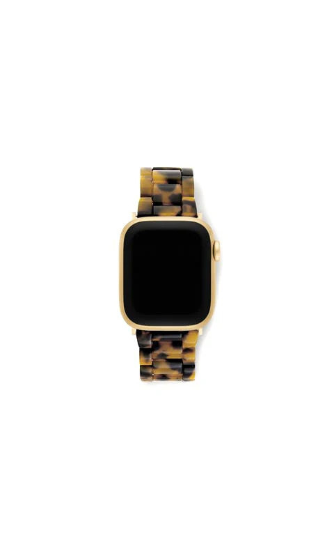 MACHETE Apple Watch Band in Classic Tortoise | Black Hardware | Universal | Adult | Women's | Maisonette | Maisonette