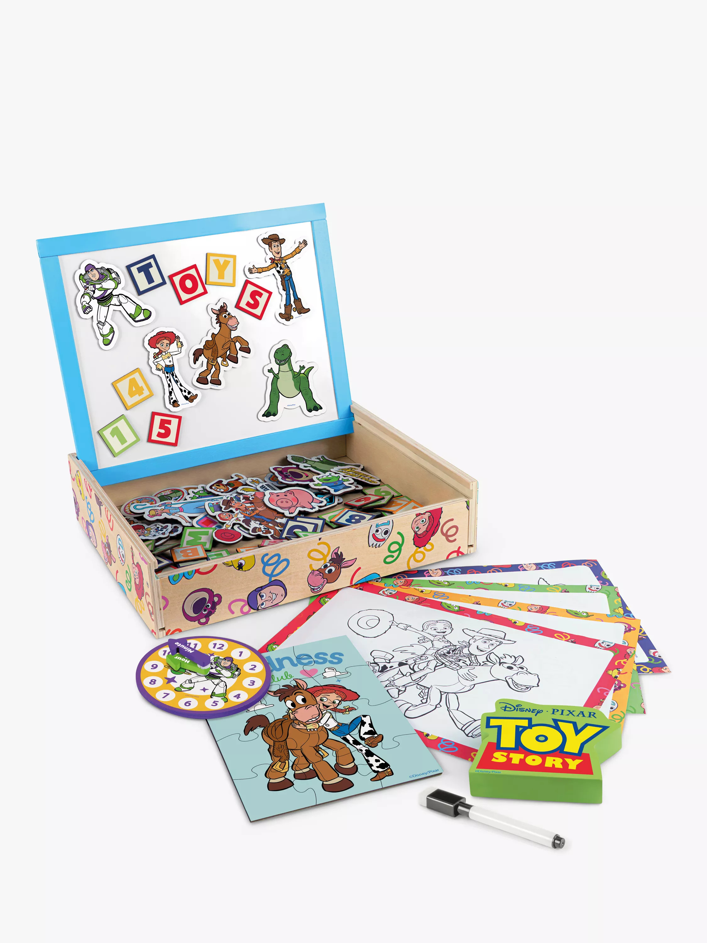 Disney Toy Story Wooden Carry Case Activity Toy | John Lewis (UK)