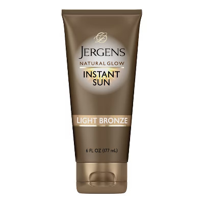 Jergens Natural Glow Instant Sun Self Tanner - Light Bronze - 6 fl oz | Target