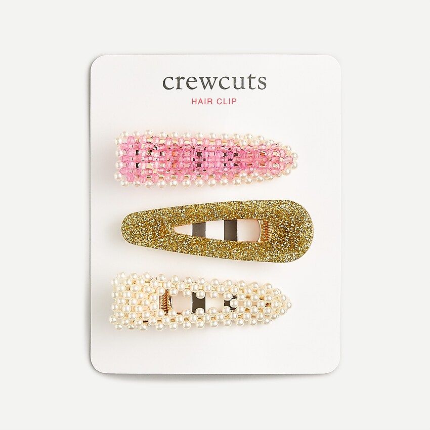Girls' hair clip three-pack | J.Crew US