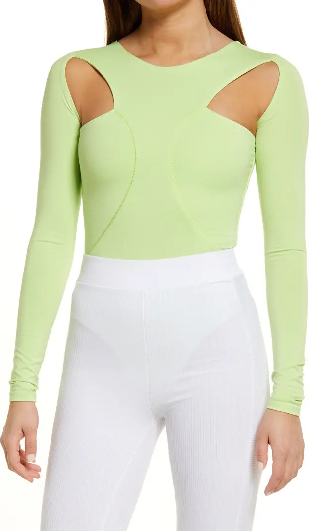 Naked Wardrobe Cutout Long Sleeve Bodysuit | Nordstrom | Nordstrom