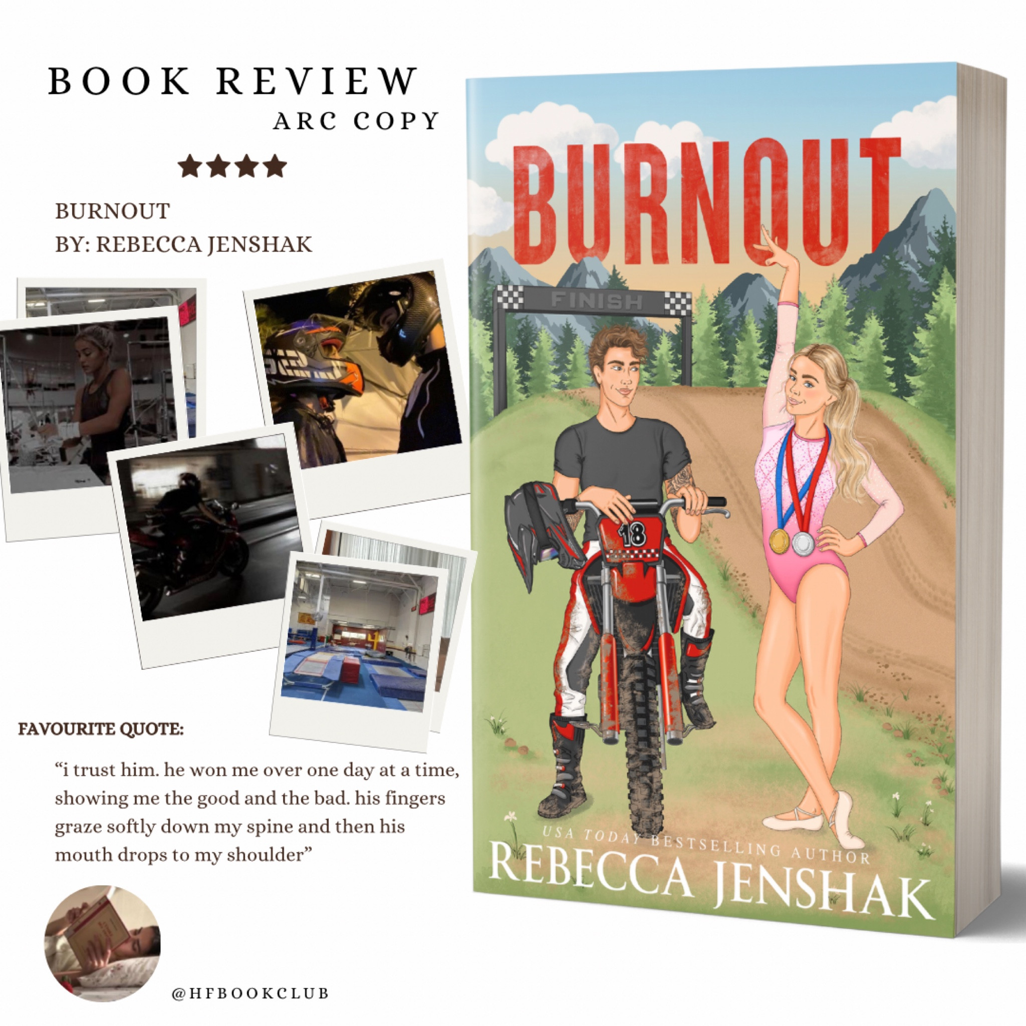 another book review on my booksta page and this time it’s the arc copy of burnout by rebecca jenshak which is out now!! 

copies of the book to purchase are tagged and i rated this book 4 out of 5 stars! very good fun and the banter and chemistry between the characters was so good to read!! 

happy reading !🤍 #books #reading #booktok #romancebooks

#LTKhome #LTKeurope #LTKfindsunder50