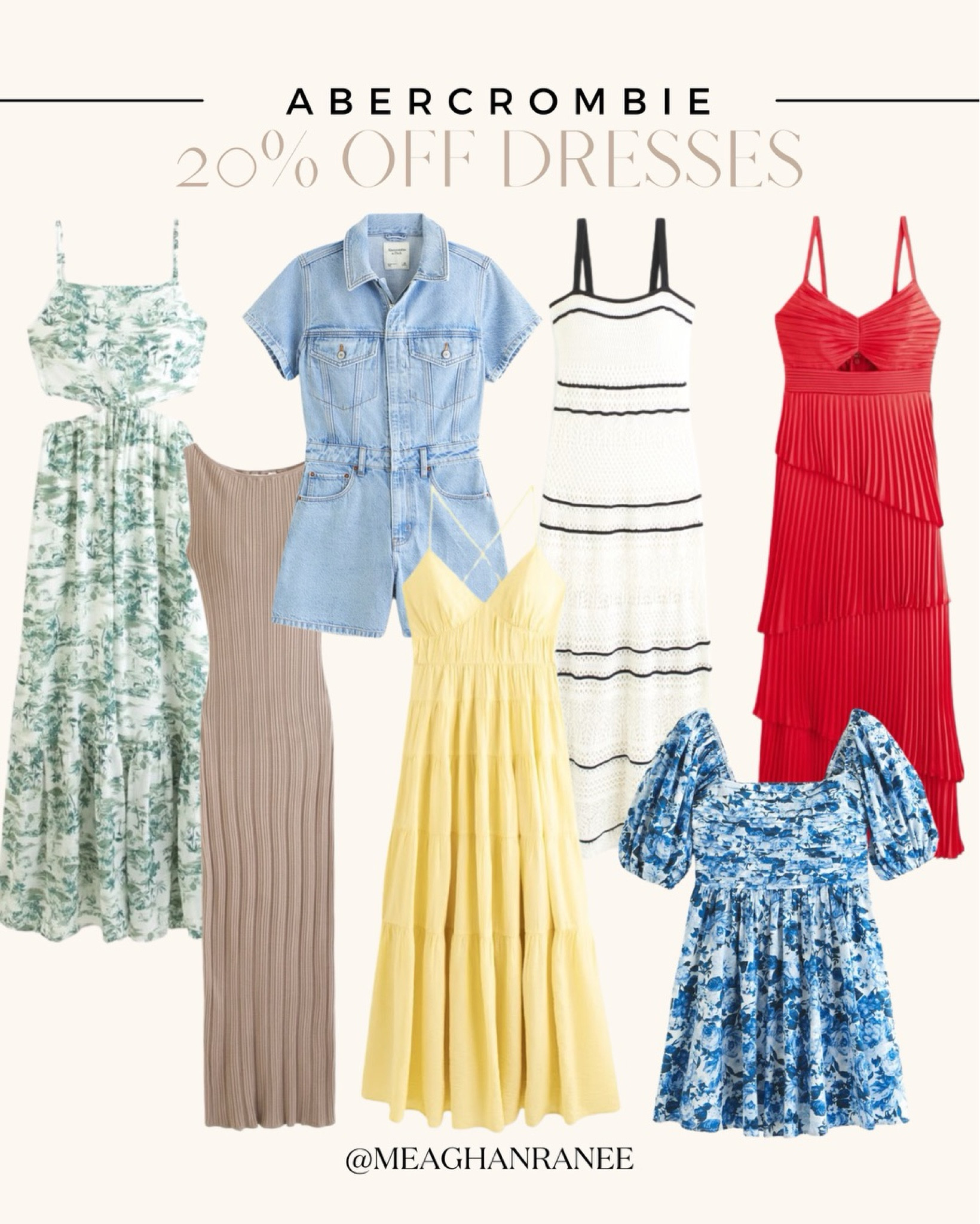 Abercrombie dress sale!! 20% off dresses and rompers!

#LTKfindsunder100 #LTKSeasonal #LTKsalealert