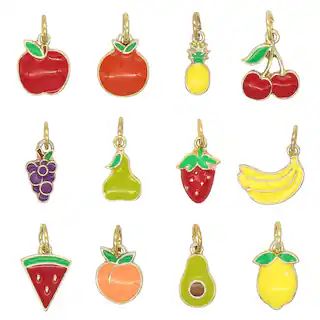 Enamel Fruits Charm Mix by Bead Landing™ | Michaels | Michaels Stores