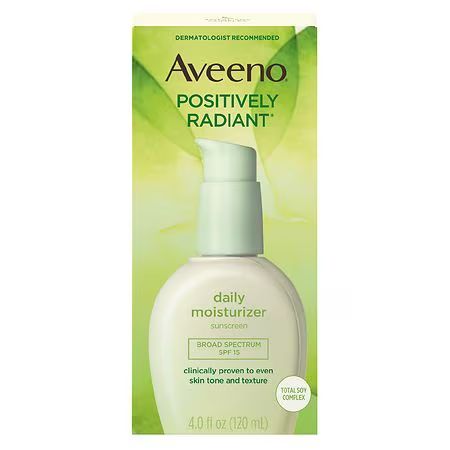 Aveeno Active Naturals Positively Radiant Daily Moisturizer SPF 15 - 4 fl oz | Walgreens