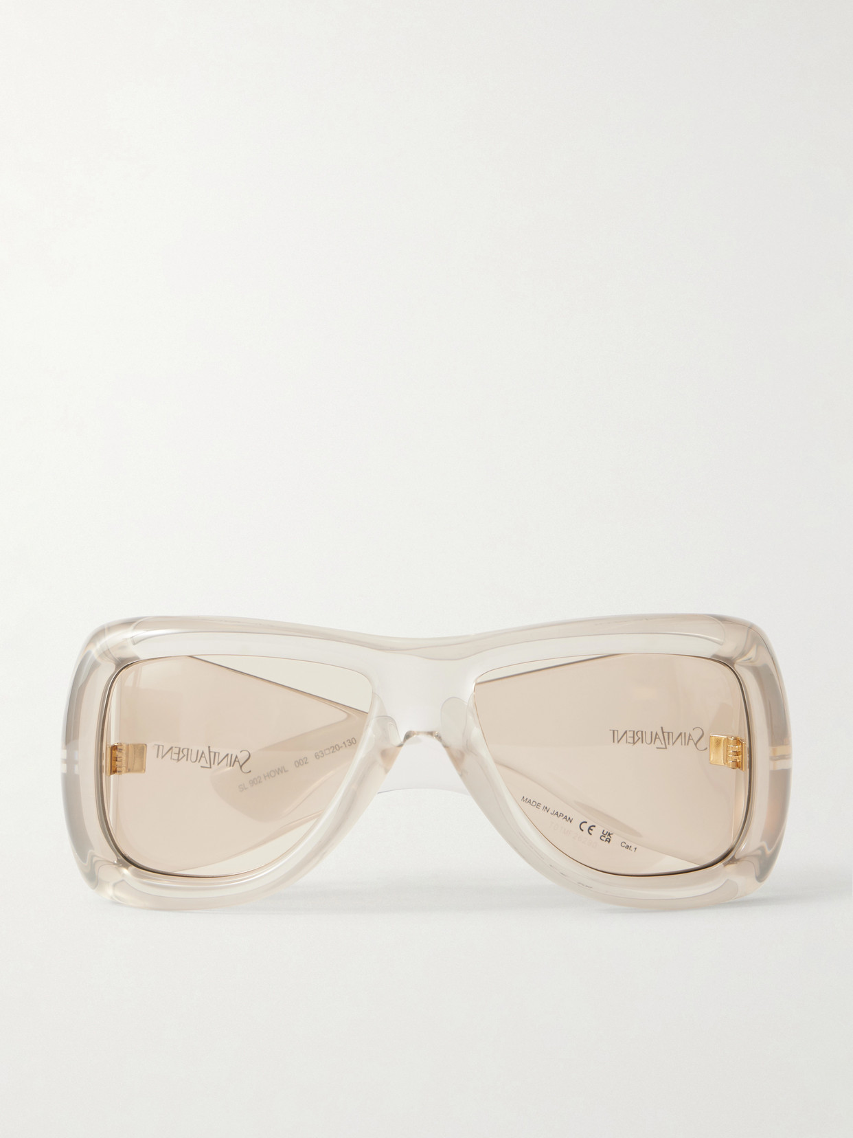SAINT LAURENT EYEWEAR - Sl 902 Howl D-frame Acetate Sunglasses - Neutrals | NET-A-PORTER (US)