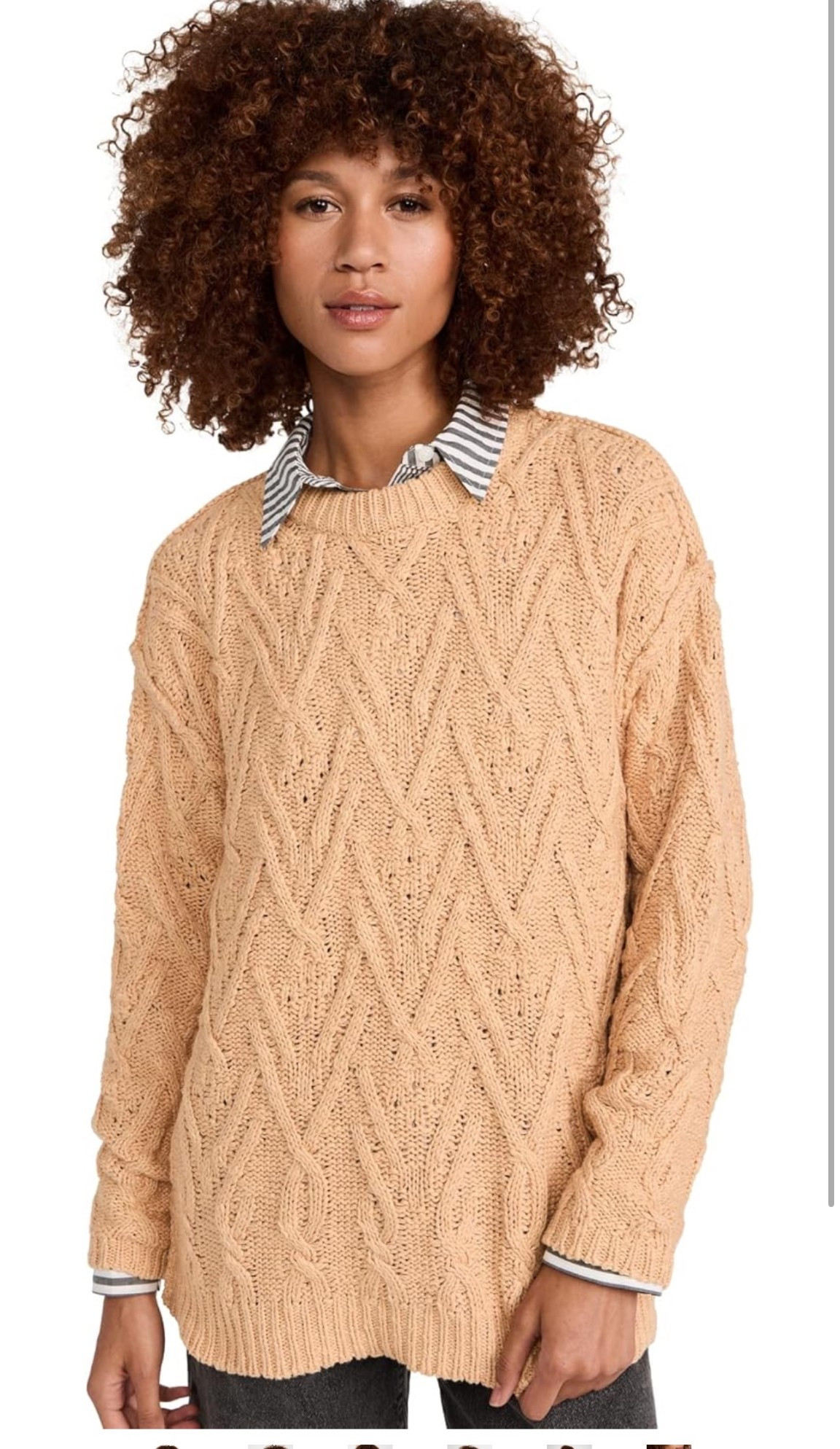 My sweater is sold out in white but they still have it in this color. It’s called the “Isla” cable knit by Free People. Also don’t forget to check sites like eBay! I have linked some similar options too. 

#freepeople #islasweater #womensclothes #winteroutfit #amazon #sweater 