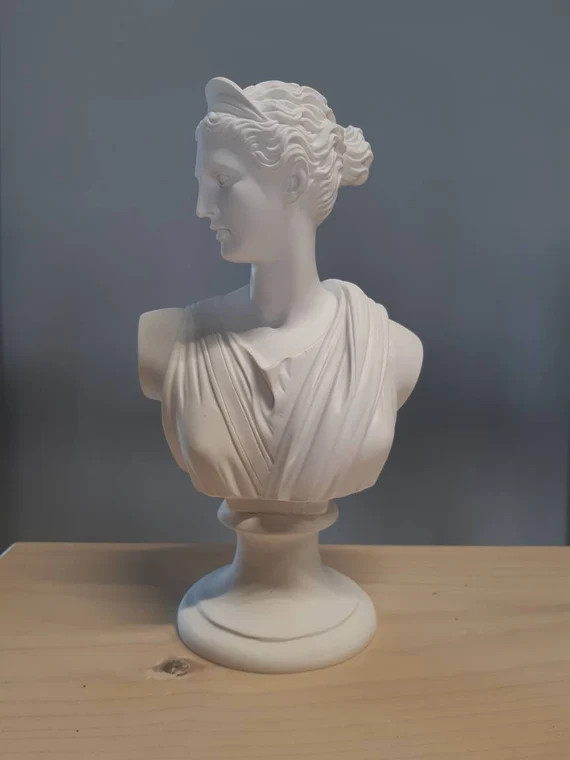 Artemis Diana Greek Roman God Bust Sculpture Greek Handmade | Etsy | Etsy (CAD)