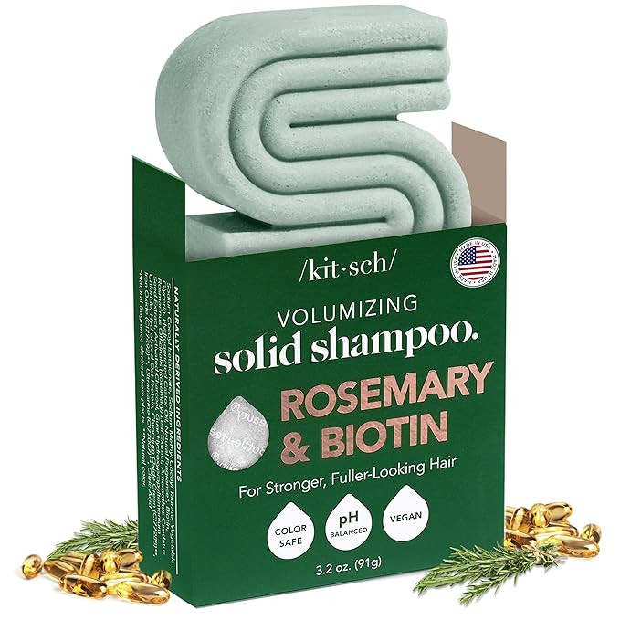 Kitsch Rosemary & Biotin Shampoo Bar - For Hair Growth, Strengthening, Thickening & Volumizing Sh... | Amazon (US)