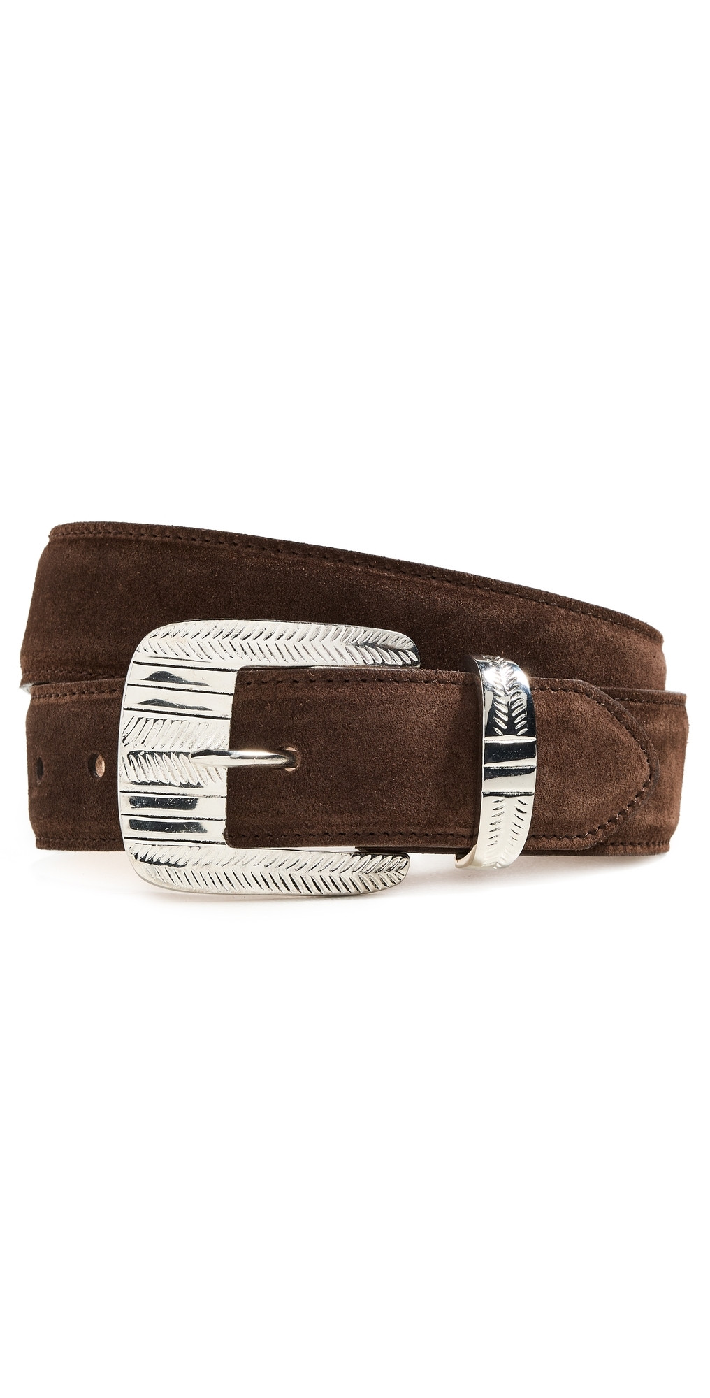 L'AGENCE Aya Belt Chocolate Brown L | Shopbop
