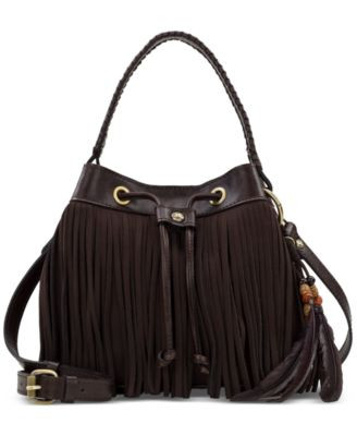 Patricia Nash Elisa Small Leather Bucket Bag - Macy's | Macy's