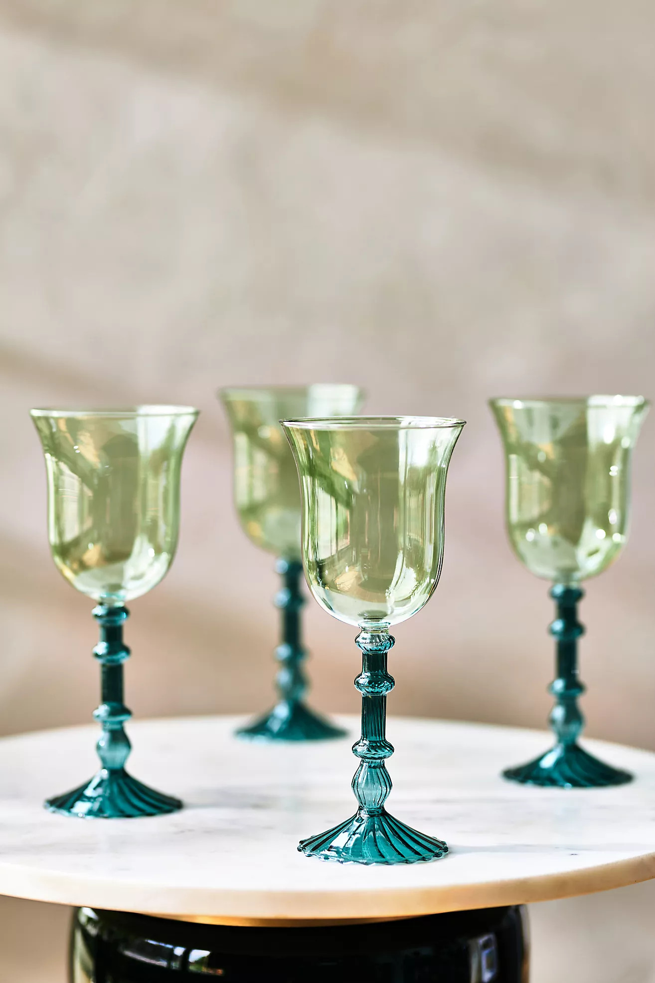 Cinzia Wine Glasses, Set of 4 | Anthropologie (US)