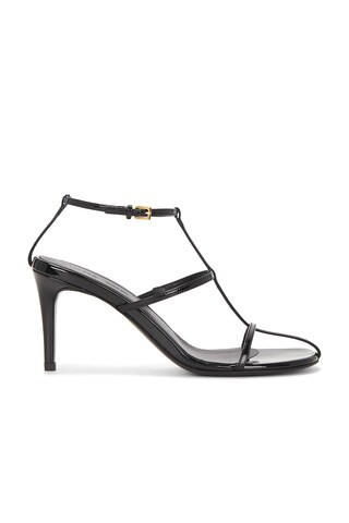 KHAITE Cage 75 Sandal in Black | FWRD 