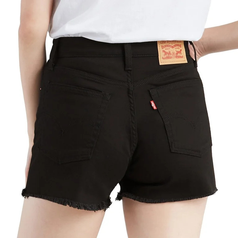 Women's Levi's High Rise Jean Shorts Big City Lights | Walmart (US)