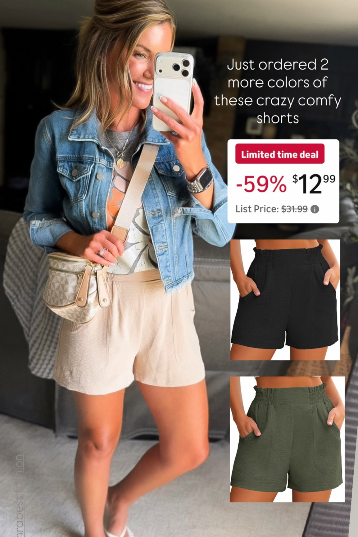 My idea of a cute and casual Spring outfit idea. Shorts currently on sale. 
Tee/ small 
Jacket/ small 
Shorts/ medium 

#LTKSeasonal #LTKSaleAlert #LTKOver40