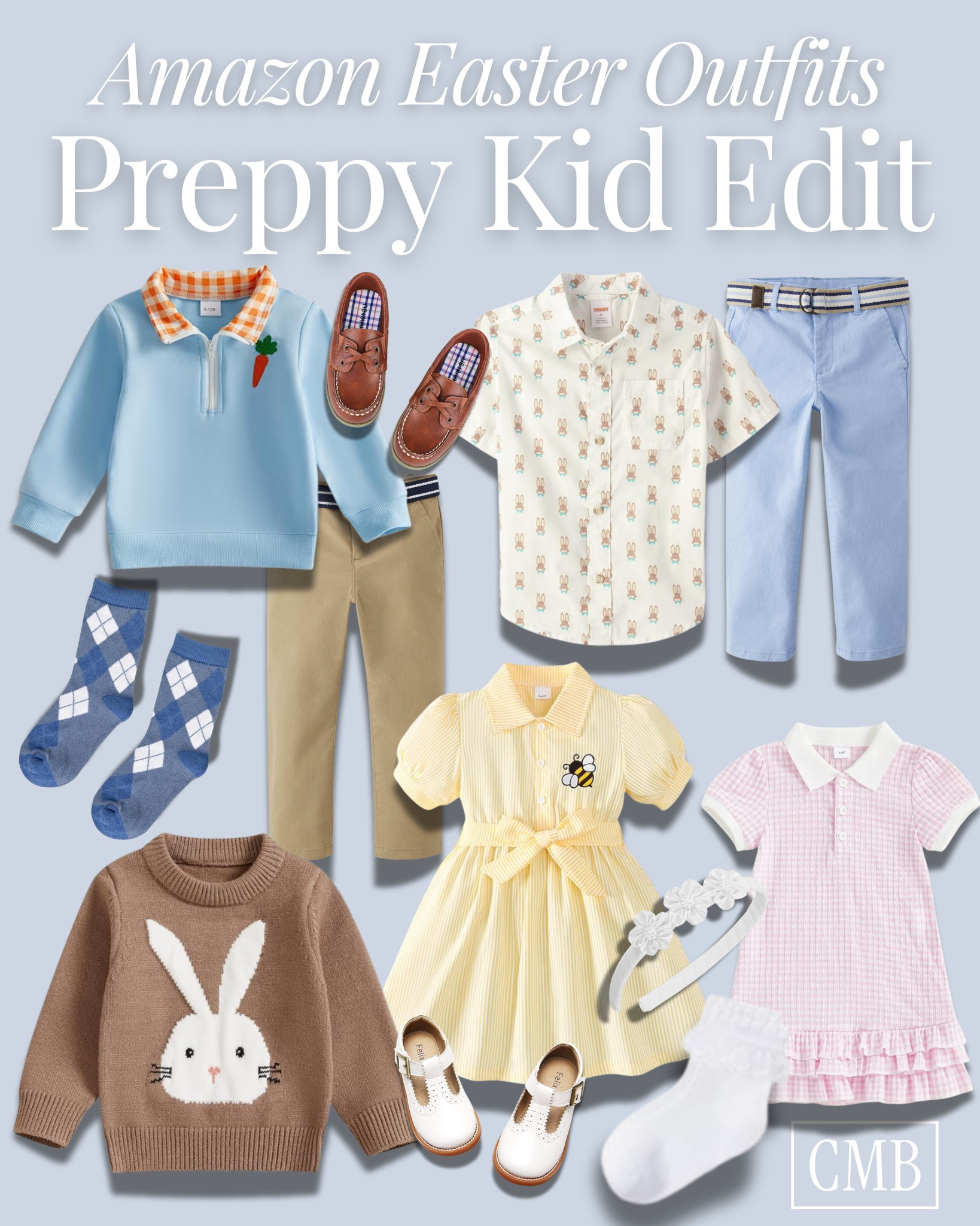 Easter best, but make it preppy and adorable 🐰💛
These Amazon outfits are giving classic spring vibes — pastel checks, little bunny details, polished polos, and the sweetest dresses. Perfect for photos, church, brunch, or egg hunts with the family!

#easteroutfitsforkids #preppykidsstyle #springkidsfashion #amazonkidsfinds #cutekidsoutfits #kidstyleinspo #springfashionforkids 

 #LTKSeasonal #LTKBeauty #LTKKids