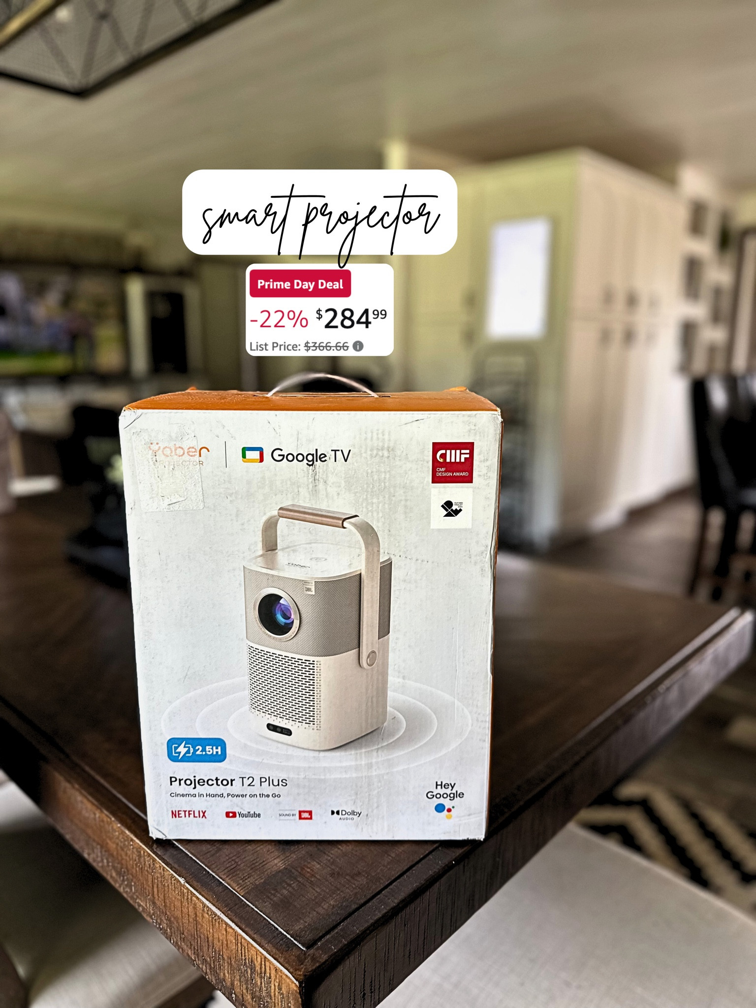 We bought this outdoor smart projector for camping last weekend and the kids LOVED it!! Love that this one has all the streaming services built right in. There is also one that doesn’t have that option for a cheaper price, and then you can just hook your own streaming stick up to it! Love that it also has built in JBL speakers! 

#outdoormovie #movienight #familynight

#LTKParties #LTKFamily #LTKSaleAlert