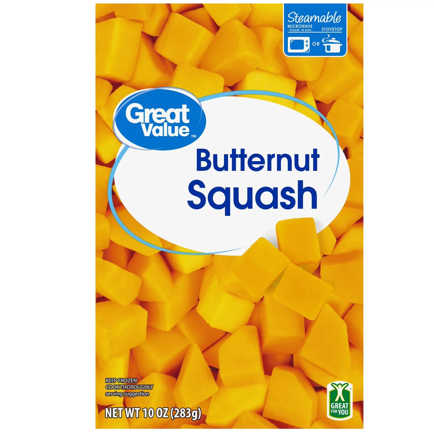 Great Value Butternut Squash, 10 oz (Frozen) - Walmart.com | Walmart (US)