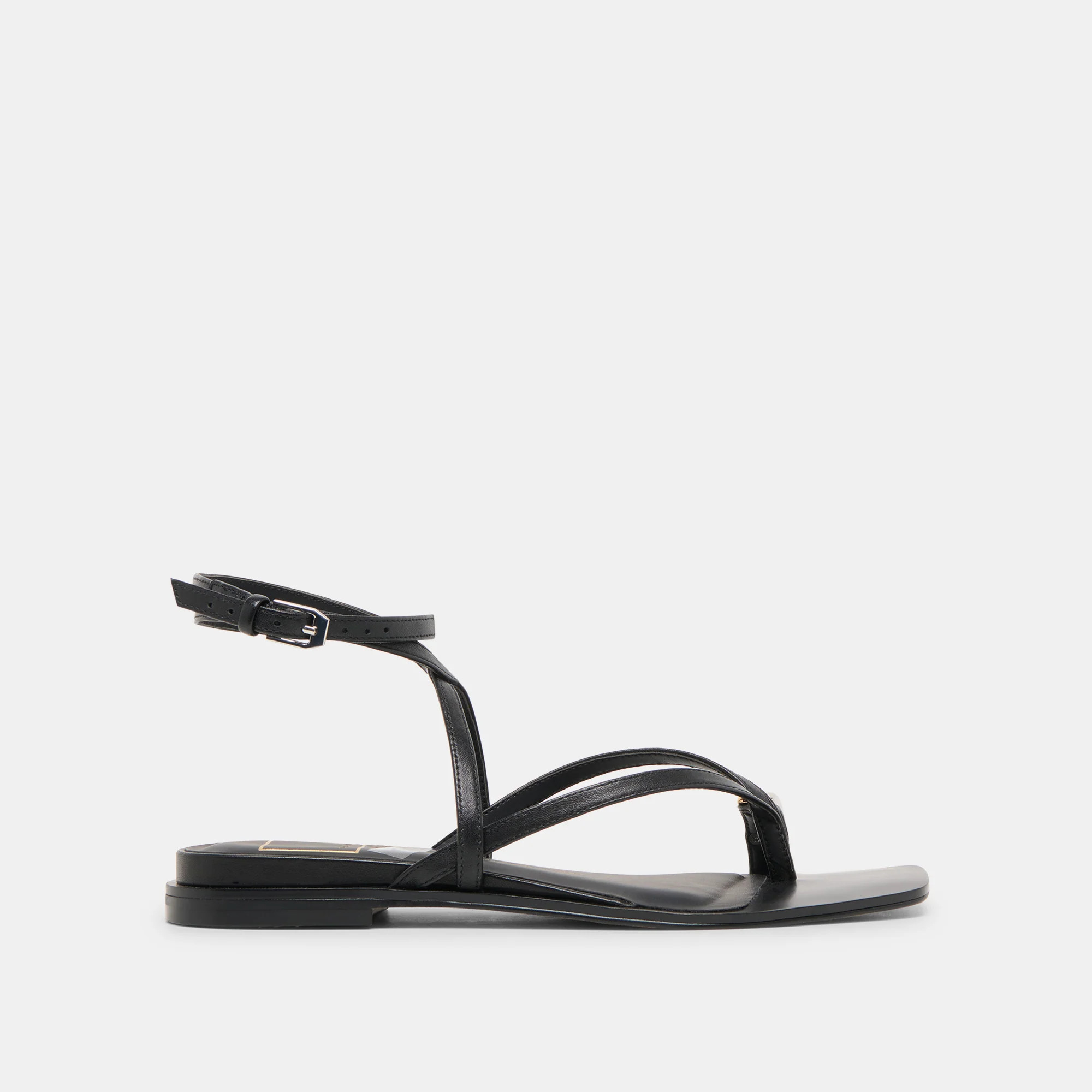Tyrice Sandals Black Leather | DolceVita.com