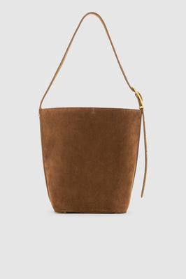 Elly Bucket Bag Suede - Tobacco | Anine Bing