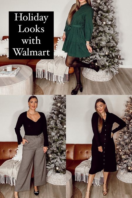 Holiday outfit - Christmas outfit - nye outfit - thanksgiving outfit @walmartfashion #walmartfashion #walmartpartner 

#LTKSeasonal #LTKGiftGuide #LTKHoliday
