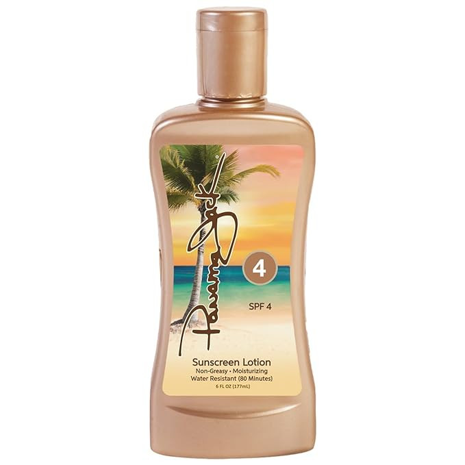 Panama Jack Sunscreen Tanning Lotion - SPF 4, PABA, Paraben, Gluten & Cruelty Free, Antioxidant M... | Amazon (US)