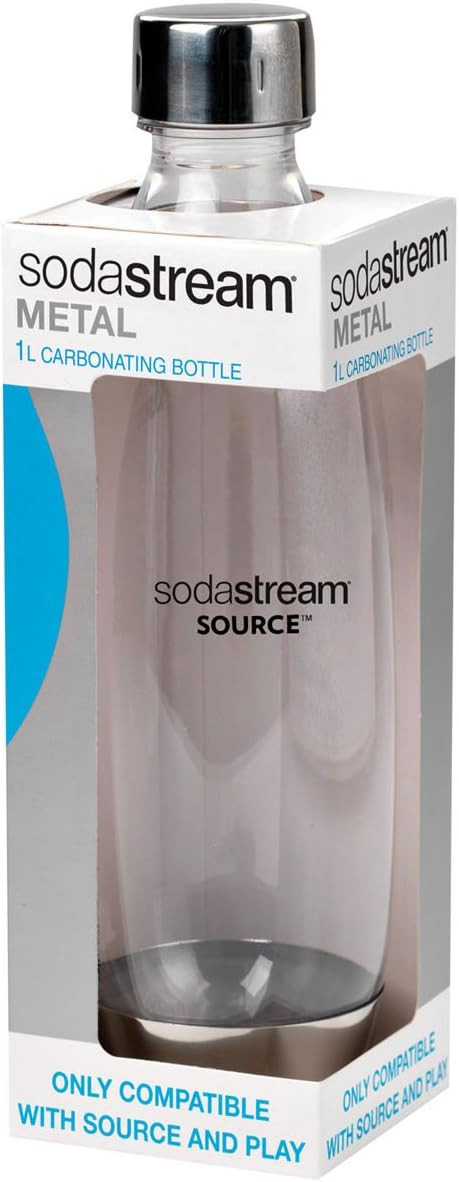 SodaStream 1-Litre Source Carbonating Bottle Stainless Steel, Single | Amazon (CA)