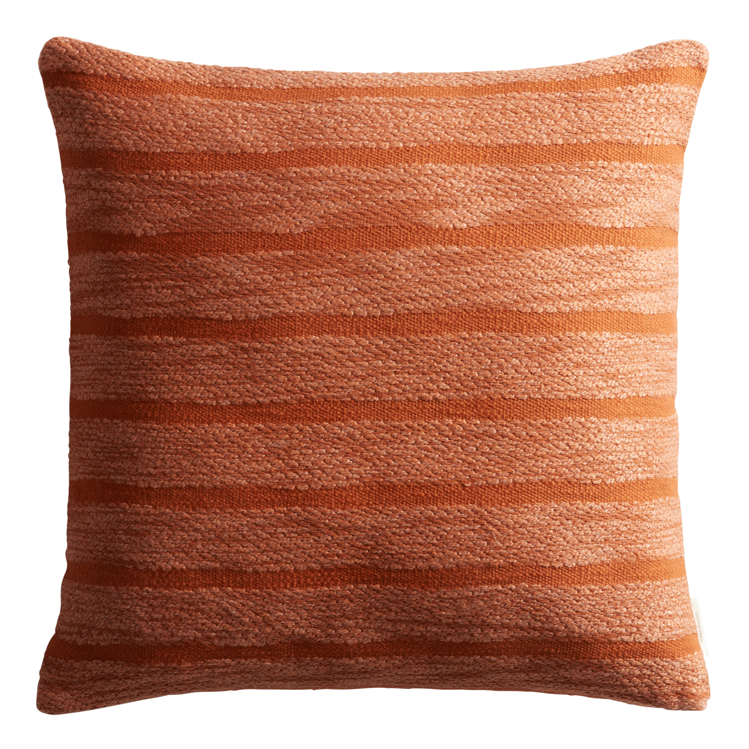 Oversized Tonal Stripe Throw Pillow | World Market
