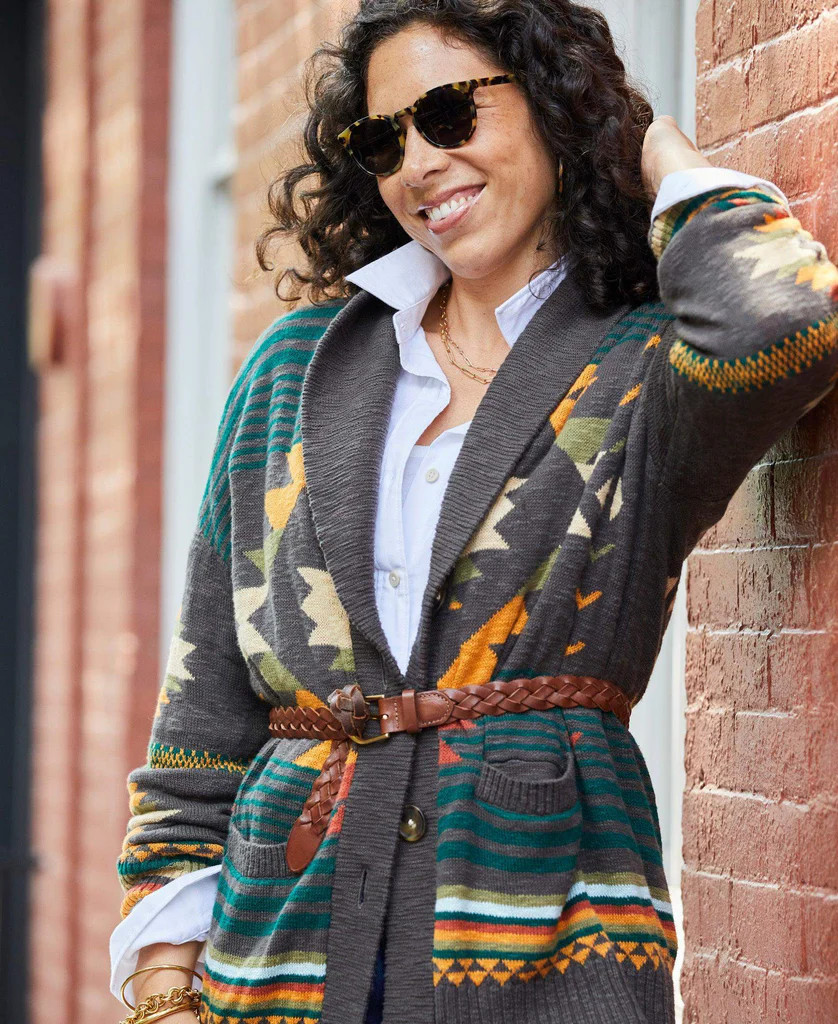 B.YELLOWTAIL Woodland Cardigan | Faherty