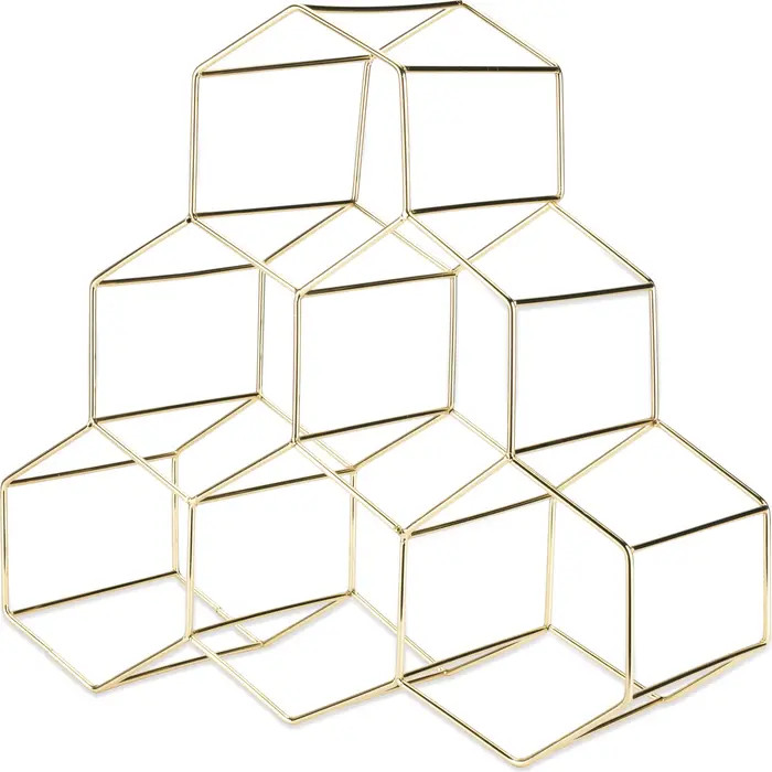 Viski Geo Countertop 6-Bottle Wine Rack | Nordstrom | Nordstrom