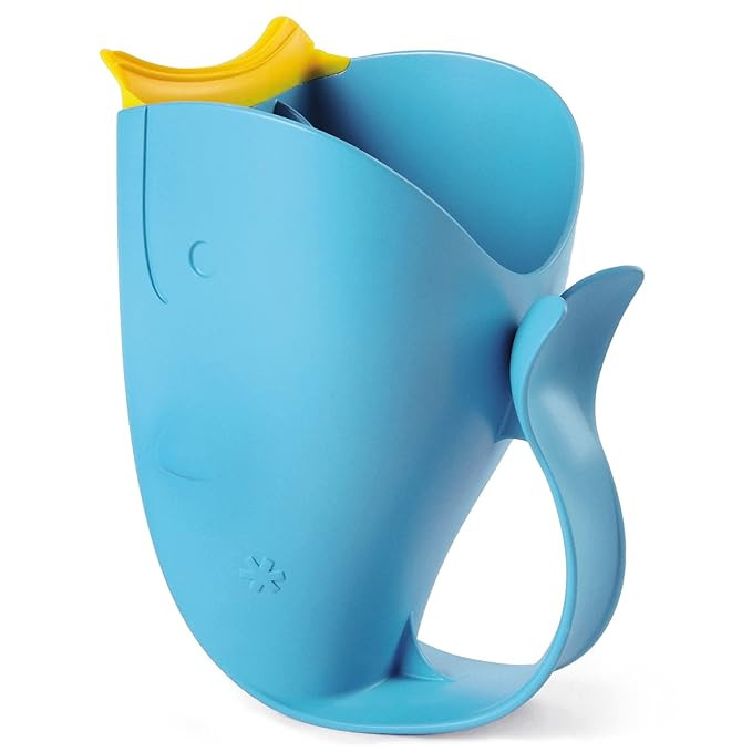 Skip Hop Baby Bath Rinse Cup, Moby Tear-free Waterfall Rinser, Blue | Amazon (US)